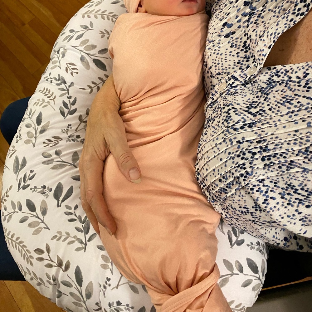 Lou Lou and Company swaddle blanket, no stains